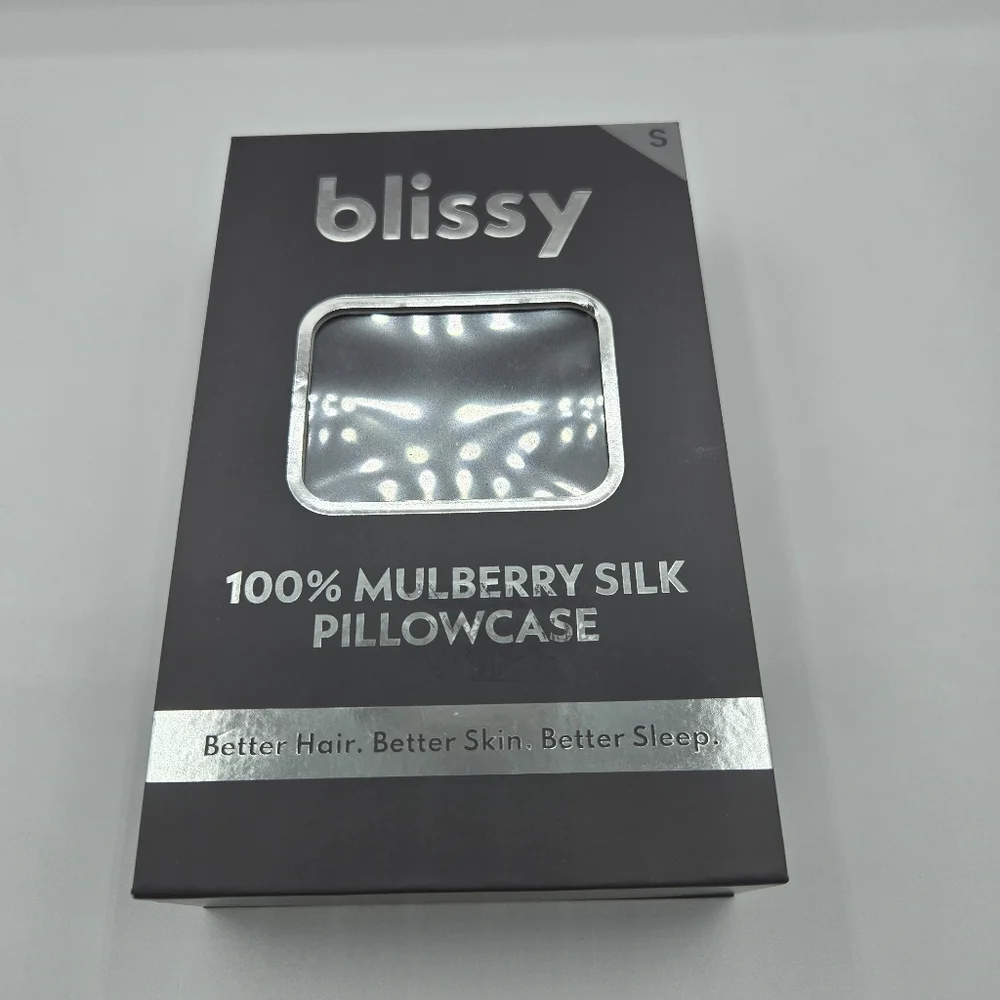 NWT Blissy Pillowcase, Dark Gray, Sandard/Queen Or King Size